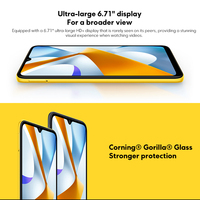 Wersja globalna POCO C40 3GB 32GB / 4GB 64GB Smartphone 6.71 "wyświetlacz DotDrop 6000mAh bateria 13MP podwójny aparat Octa Core CPU 3